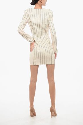 Elisabetta Franchi Tubino Paillettato con Zip Posteriore Elisabetta Franchi