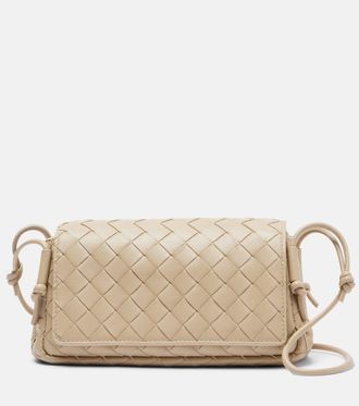 Bottega Veneta Notturno Intrecciato leather crossbody bag
