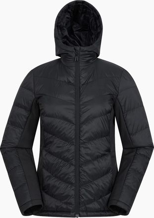 Mountain Warehouse Womens Mountain Warehouse Womens/Ladies Turbine Padded Soft Shell Jacket - Black - Size: 16