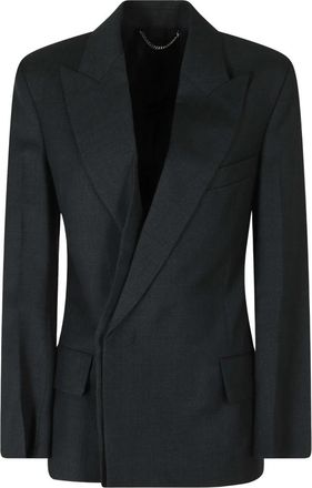 Victoria Beckham Olie Jacket - Dames - Blazers - Zwart - 2XS - Wol - Jassen