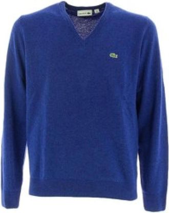 Lacoste Ah 3003S6N V-neck Trui - Heren - V-hals truien - Blauw - XS - Wol - Truien & Vesten
