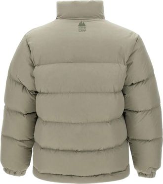 Maison Kitsuné quilted padded jacket - men - Polyamide/Polyamide/Duck Feathers/Duck Down - L - Green