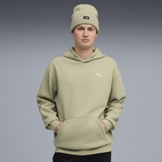 Puma Felpa con cappuccio PUMA Class dal taglio morbido da uomo, Abbigliamento, Verde, XXL