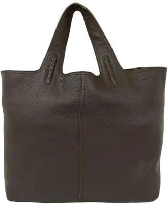 Bottega Veneta Pre-owned Tote Bags, female, Brown, Size: ONE SIZE Pre-owned Vintage Tote Bag