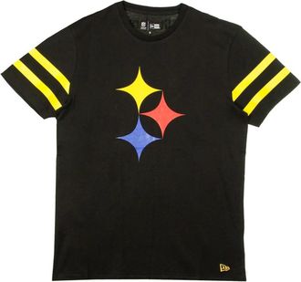 New Era Hombre, Camisetas, Negro, Talla: S