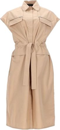 Fabiana Filippi Shirt Kleedjes - Dames - Shirt Kleedjes - Beige - M - Kleedjes