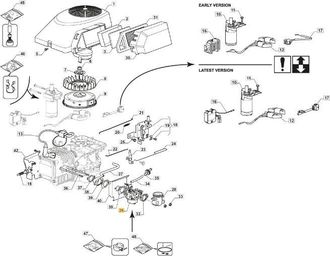 STIGA Sports Carburador Tractor De C&eacute;sped Modelos 1530h Original Stiga 118551513/0