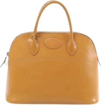 Herm&egrave;s Pre-owned Bolide 35 - Dames - Vintage Handtas - Bruin - ONE Size - Leer - Vintage