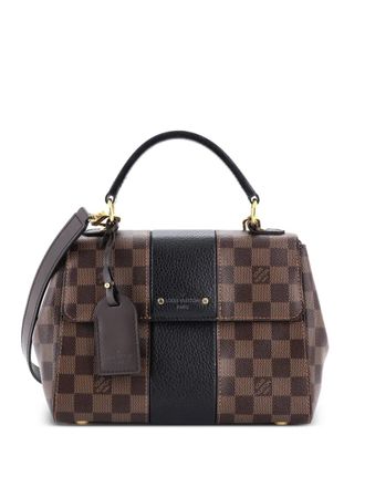 Louis Vuitton Bond Street Handbag Damier with Leather BB satchel - Brown