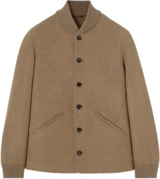 Loro Piana Rik Blouson - Heren - Cashmere truien - Bruin - L - Kasjmier - Truien & Vesten