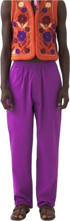 Antik Batik Broeken, Heren, Paars, XL, Katoen, Pantalon Marco