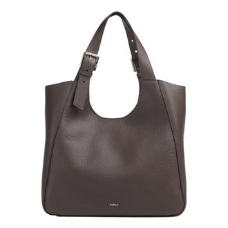 Furla Dora L Tote - Dames - Tassen - Bruin - Maat: ONE Size Leer