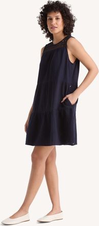 Nautica Womens Tiered Mini Dress