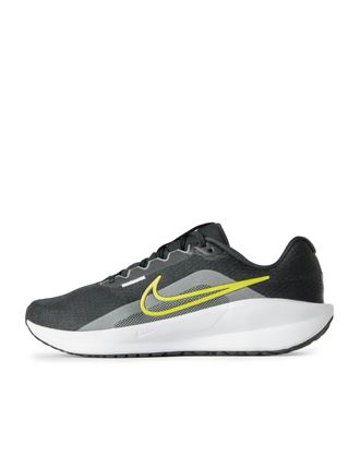 Nike Downshifter 13 Black/Bright Citron-Iron Grey- 10.5 UK