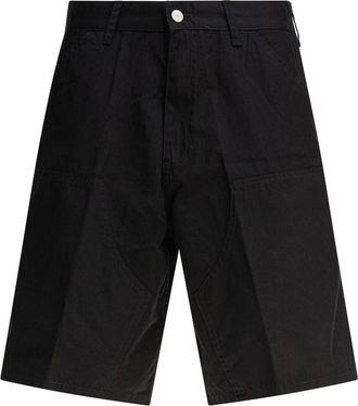 Carhartt Work in Progress Double Knee Short - Heren - Korte broeken - Zwart - Maat: W29 Katoen