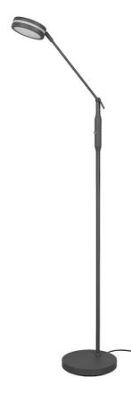 Trio Leuchten Franklin Piantana Led 6,5w 650lm, 2700+3200+4000k Metallo Antracite Touch Dimmer E Funzione Memorizzazione H. 133cm