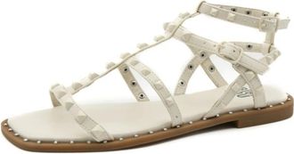 Bibi Lou Damesschoenen Ss 24 - Dames - Sandalen - Wit - 36 EU - Leer - Schoenen