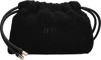 N&deg;21 Eva Faux Fur Bag - Dames - Schoudertassen - Zwart - ONE Size - Leer - Tassen