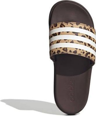 adidas Sportswear Adilette Platform badslippers bruin/beige