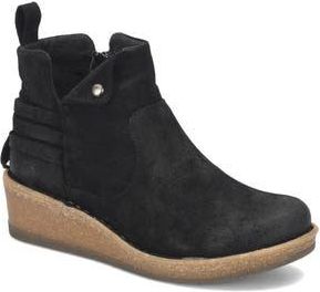 B&oslash;rn Varas Wedge Boot in Black Distressed at Nordstrom Rack, Size 7.5