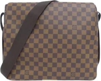 Louis Vuitton Pre-owned Cross Body Bags, male, Brown, Size: ONE SIZE Pre-owned Damier Shoulder Bag