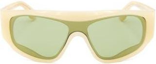 Retro Superfuture 58mm Wrap Sunglasses in White at Nordstrom Rack