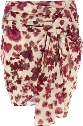 Isabel Marant Short Skirts, female, Multicolor, XS, Ovia Mini Skirt