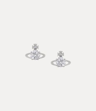 Vivienne Westwood Reina Earrings Silver Cubic Zirconia Women