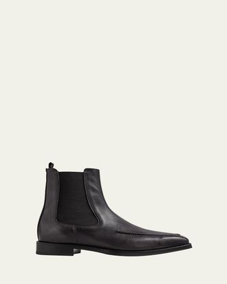 Berluti Mens Demesure Neo Flex Leather Chelsea Boots