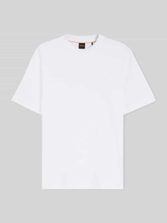 Boss Orange by Hugo Boss BOSS Orange Regular Fit T-Shirt aus reiner Baumwolle Modell TE_INTERLOCK in Weiss, Gr&ouml;&szlig;e XXXL