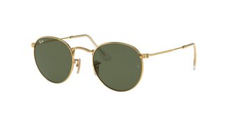 Ray-Ban RB3447N Round Metal 001 Mens Sunglasses Gold Size 50