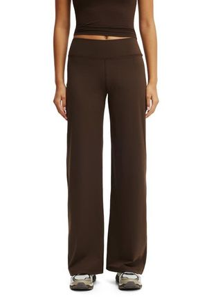 Cotton On Womens Active Studio Wide Leg Pant in French Roast at Nordstrom, Size Xx-Small