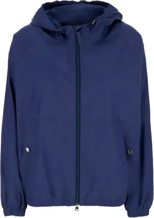 Dunst Jassen, Dames, Blauw, XS, Windbreaker Blouson Jacket