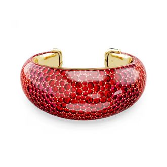 Swarovski Idyllia Red Cuff, Size Small