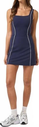 Travis Mathew Moveknit Sleeveless Dress 2.0 In Navy Blazer