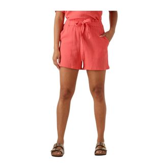 Minus Korte Broeken, Dames, Roze, S, Oranje Stina Shorts voor zonnige dagen