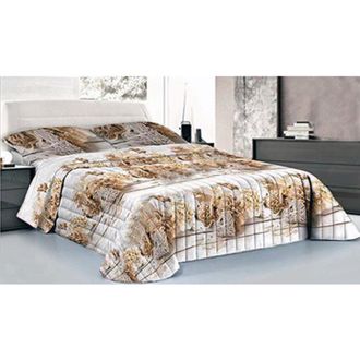 Trade Shop Trade Shop - S&aacute;bana Calentita Completa Para Cama De Matrimonio, 250 X 290 Cm, Esquinas Maxi, Corazones De Paja