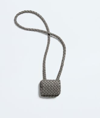 Bottega Veneta Custodia per AirPods Tosca con tracolla - Grigio - Unisex - U