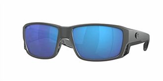 Costa Mens Tuna Alley Pro Sunglasses In Gray Blue Mirror 580G