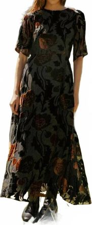 Traffic People Burnout Millie Dress In Black