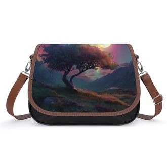 Generic Tree And Life Aurora Crossbody Bags for Women Shoulder Messenger Bag Purse Handbags
