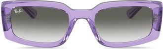Ray-Ban Kiliane Bio-Based rectangle-frame sunglasses - unisex - Acetate - 54 - Purple