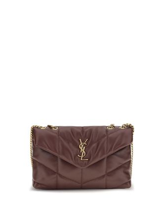 Saint Laurent Puffer Toy Shoulder Bag - Brown