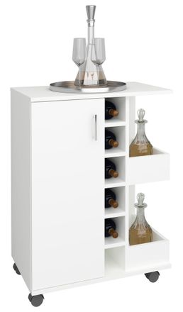 ebuy24 Vcm Carrito De Cocina Carrito De Picking Dimensiones Carro De Cocina Aprox. Al. 85 X An. 63 X P. 40 Cm Espacio De Almacenamiento Suficiente Enrollable
