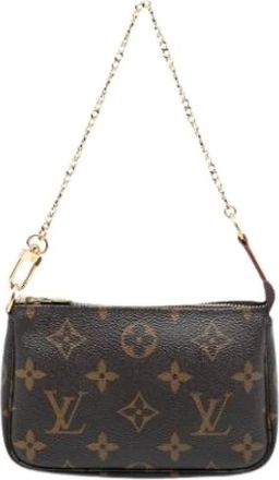 Louis Vuitton Pre-owned Mini Bags, female, Brown, Size: ONE SIZE Pre-owned Mini Pochette Accessoires