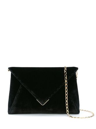 TYLER ELLIS Lee Pouchet small clutch - women - Viscose/Silk Velvet/Silk - One Size - Black