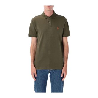 Polo Ralph Lauren Polo Shirts, male, Green, Size: L Classic Polo Shirt