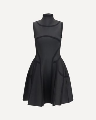 Alexander McQueen Anatomy-line mini Dress Female 40