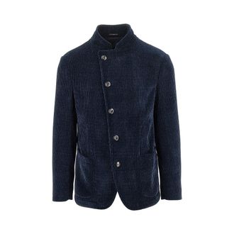 Emporio Armani Ribbed chenille jacket Man 46