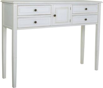 Wanderlust Deco Recibidor de madera lacado blanco 120x36x92